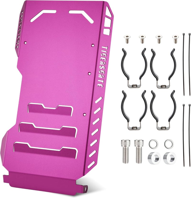 TIGERSGATE 2018-2024 Softail Engine Skid Plate for Breakout, Deluxe, Fat Bob, Fat Boy, Street Bob, Sport Glide, Heritage Classic, Low Rider, Slim Models, Purple - Image 1